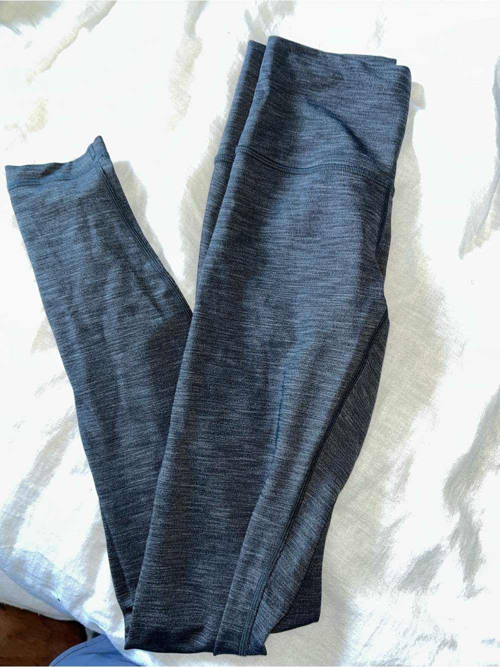 lululemon athletica Heathered Dark Gray/Black Leggings